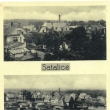 Pohled do H�lovy ul., sklad d�eva na m�st� dne�n� �koly,Trabantsk� ul s vilou a tov�rnou p.Kratochv�la