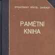 Pam�tn� kniha zahr�dk��� z r.1935