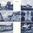 Obr�zkov� pohlednice ma kter� je zachycena: ul.K Radonic�m, pohled od n�dra�� na vilu p.D��i, H�lova ul.,pomn�k padl�m v 1.sv.v�lce,domy v ul. U �empa, a domy na rohu Stratovsk� ul. a ul.Vino�sk�