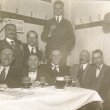 Pivní společnost v hostinci U nádraží v r.1923